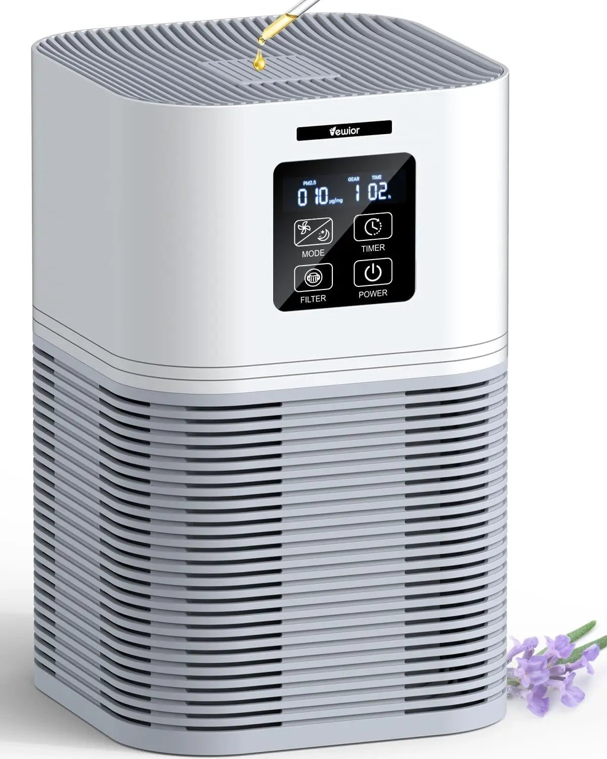 2 - in - 1 Air Purifier & Aromatherapy Diffuser – Quiet Odor Eliminator for Pets & Allergies - Buy at G - ZONE