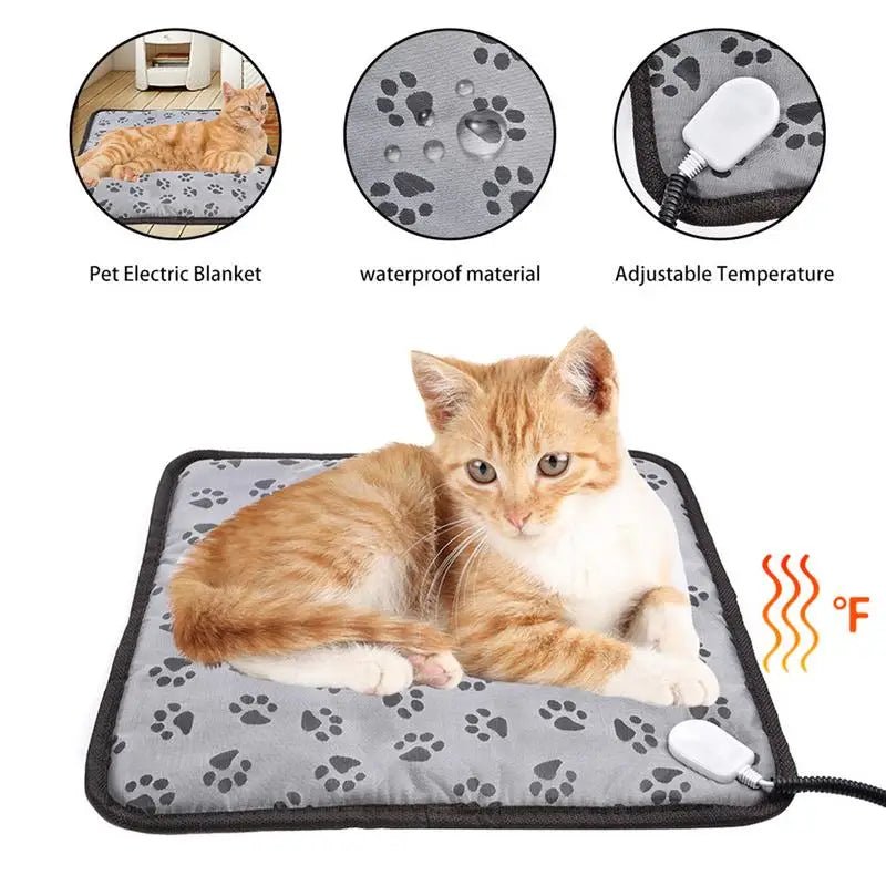 3 - Speed Adjustable Pet Heating Pad – Safe, Warm, and Waterproof Comfort for Your Furry Friends! - Buy at G - ZONE