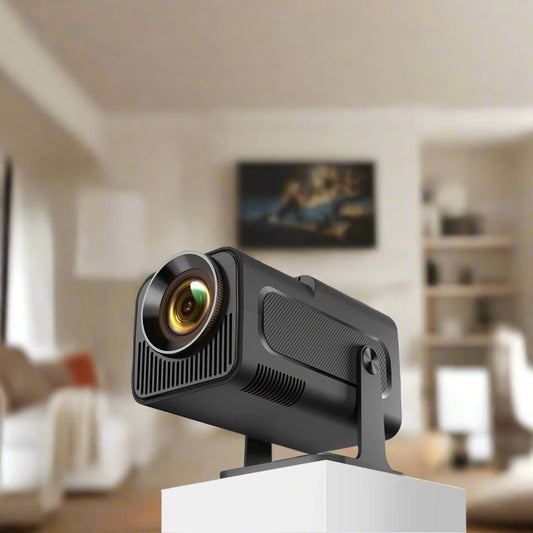 4K Portable Mini Projector – Native 1080P with Dual WiFi & Bluetooth for Home Theater - Buy at G - ZONE