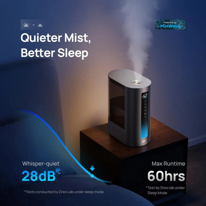 6L Smart Humidifier – Warm & Cool Mist, 60 - Hr Runtime, Perfect for Bedrooms, Babies & Plants - Buy at G - ZONE