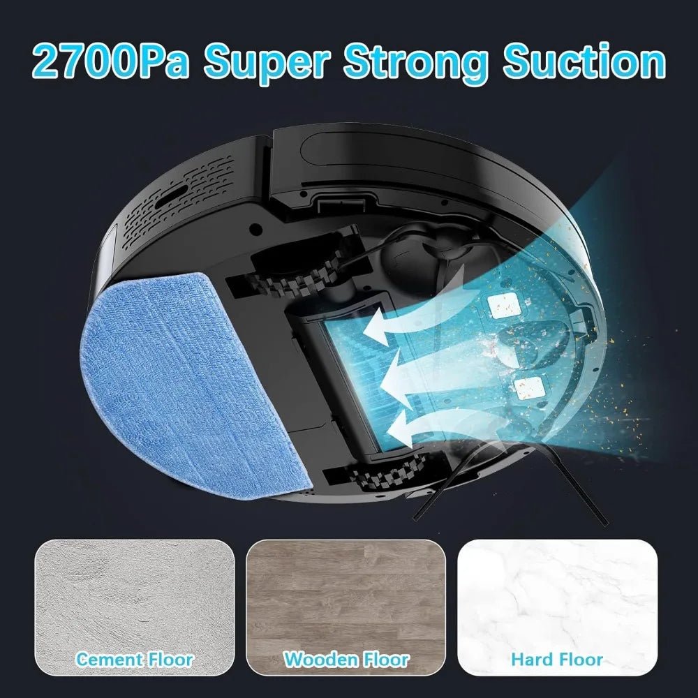 G8000 Robot Vacuum & Mop – 2700Pa Strong Suction, Self - Charging, Perfect for Hard Floors - Buy at G - ZONE