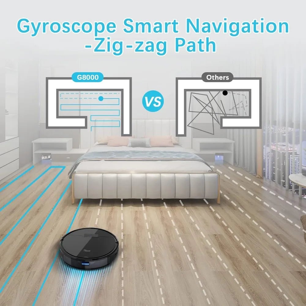 G8000 Robot Vacuum & Mop – 2700Pa Strong Suction, Self - Charging, Perfect for Hard Floors - Buy at G - ZONE