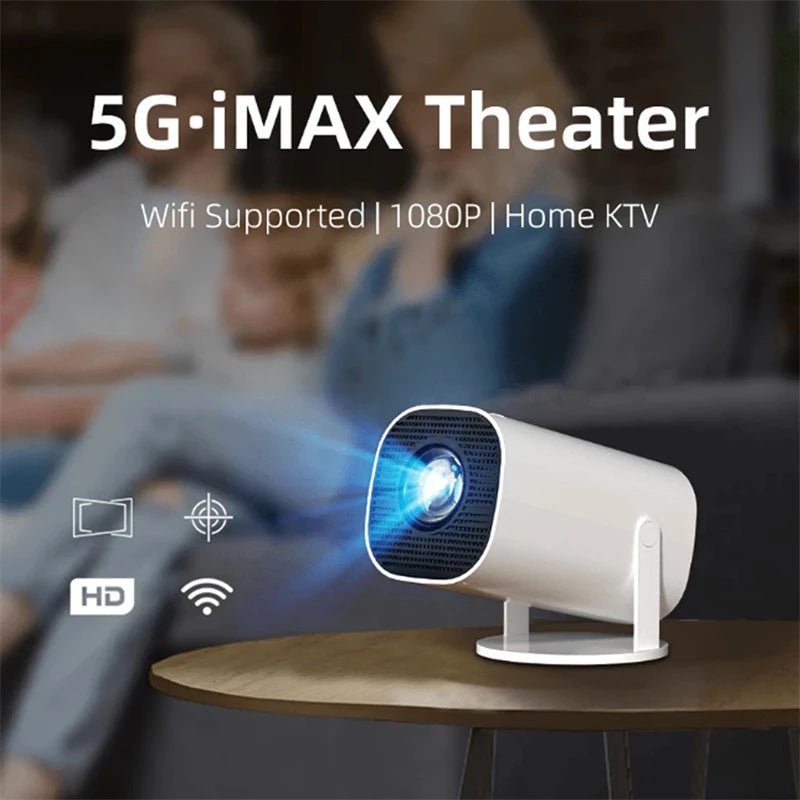 Portable HD Intelligent Projector – 5G iMAX WiFi, 1080P Autofocus for Your Private Cinema - Buy at G - ZONE