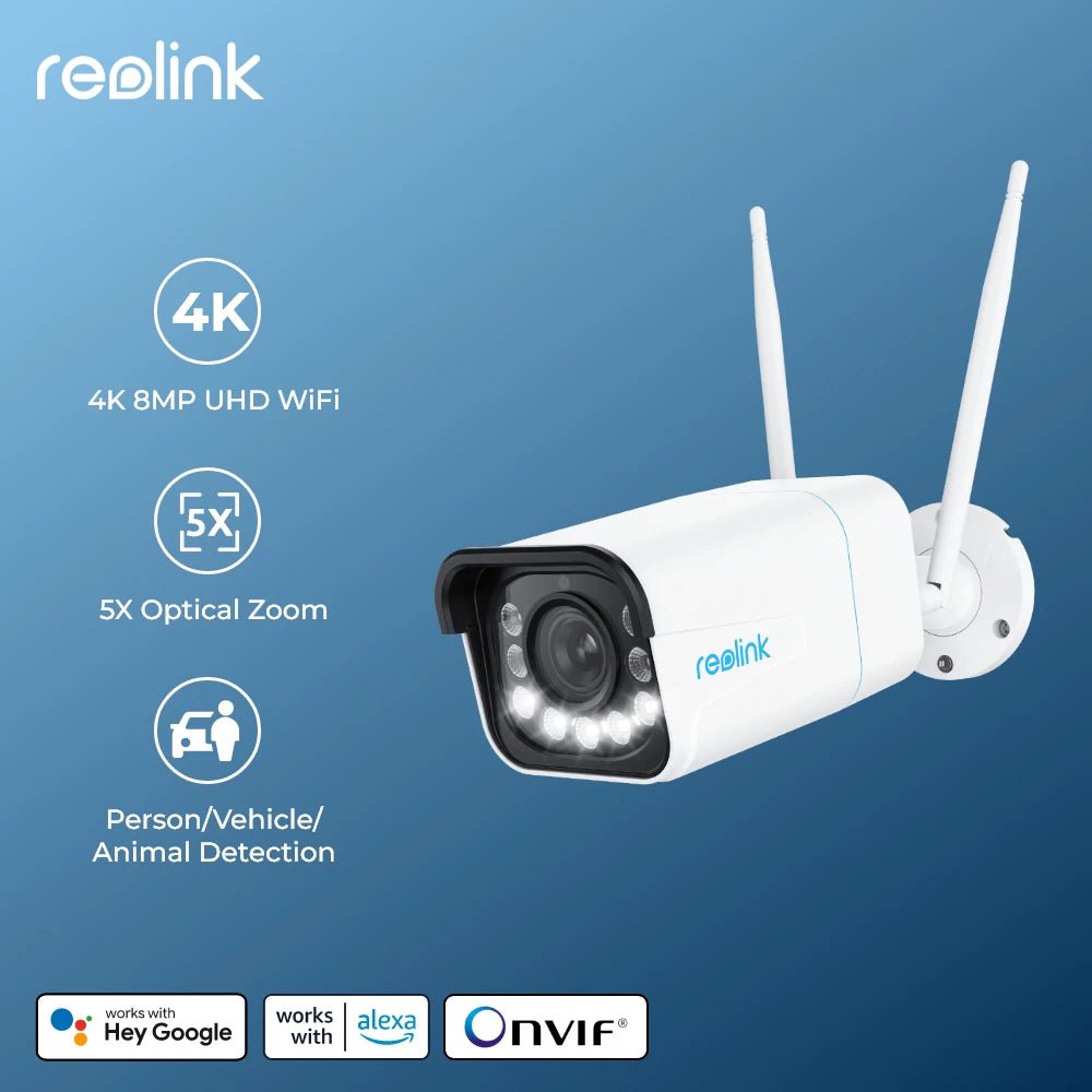 Reolink 4K Smart Security Camera – 8MP WiFi 6, Smart Detection, & 5MP Outdoor Surveillance - Buy at G - ZONE