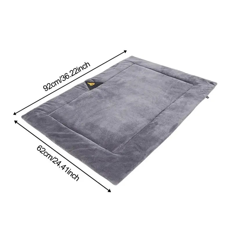 Self - Heating Pet Bed – Comfortable Flannel Dog Mat for Elderly Pets & Cats, Waterproof Winter Thermal Warming Pad - Buy at G - ZONE