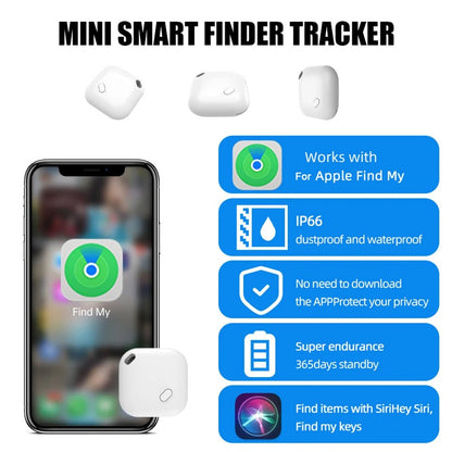 Smart Bluetooth GPS Tracker – Find My App Compatible, Perfect for Keys, Pets & Kids - Buy at G - ZONE