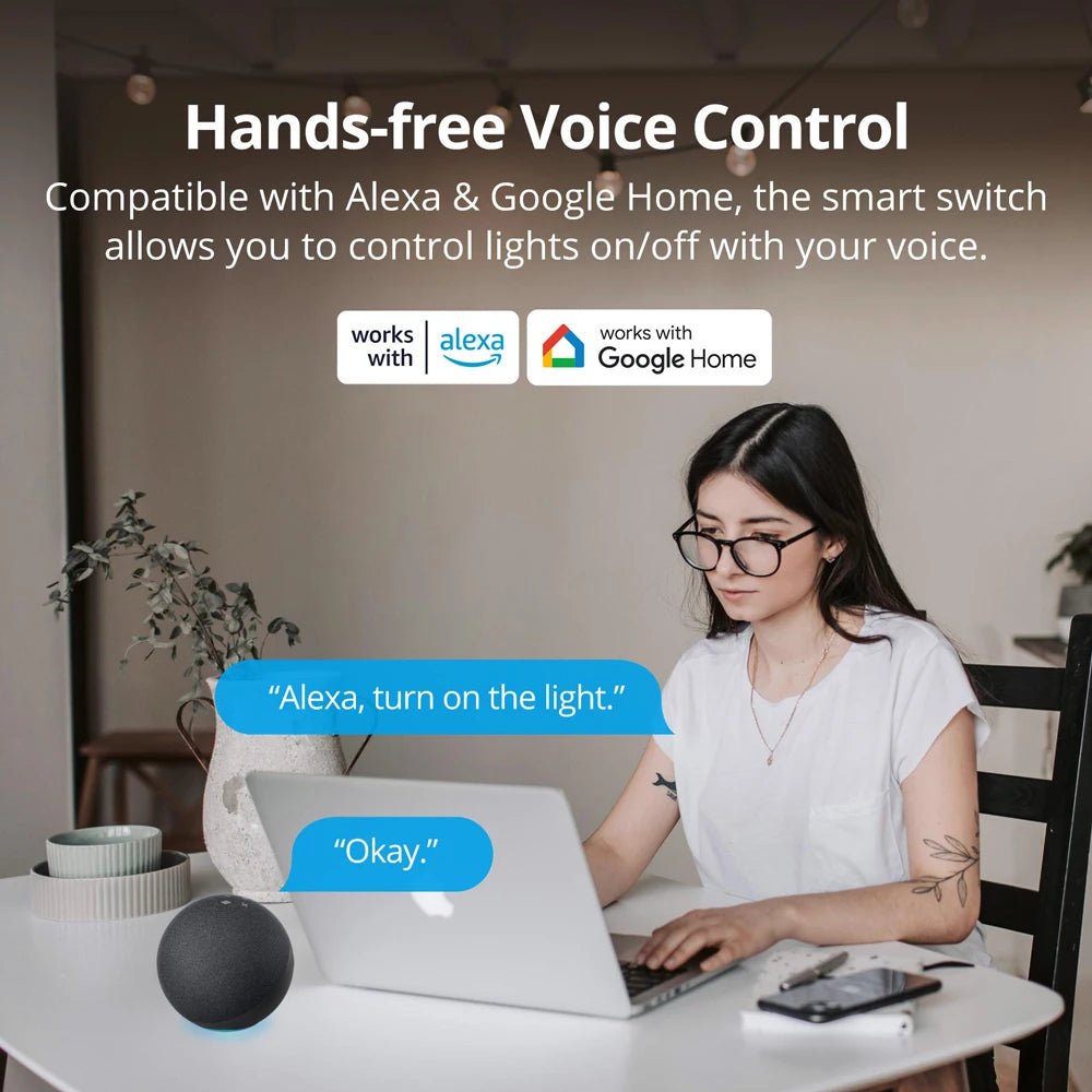 SONOFF T2 Smart Wall Switch – WiFi & RF Control, Alexa & Google Home Compatible - Buy at G - ZONE