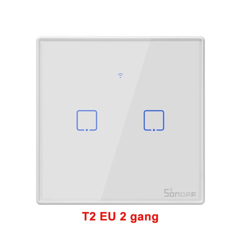 SONOFF T2 Smart Wall Switch – WiFi & RF Control, Alexa & Google Home Compatible - Buy at G - ZONE