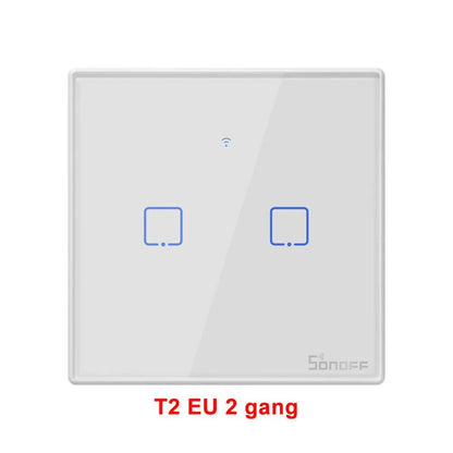 SONOFF T2 Smart Wall Switch – WiFi & RF Control, Alexa & Google Home Compatible - Buy at G - ZONE