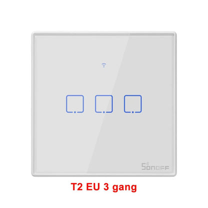 SONOFF T2 Smart Wall Switch – WiFi & RF Control, Alexa & Google Home Compatible - Buy at G - ZONE