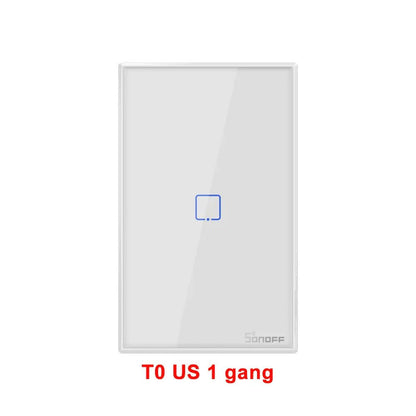 SONOFF TX T0US WiFi Smart Wall Switch – Touch Control, Alexa & Google Compatible - Buy at G - ZONE