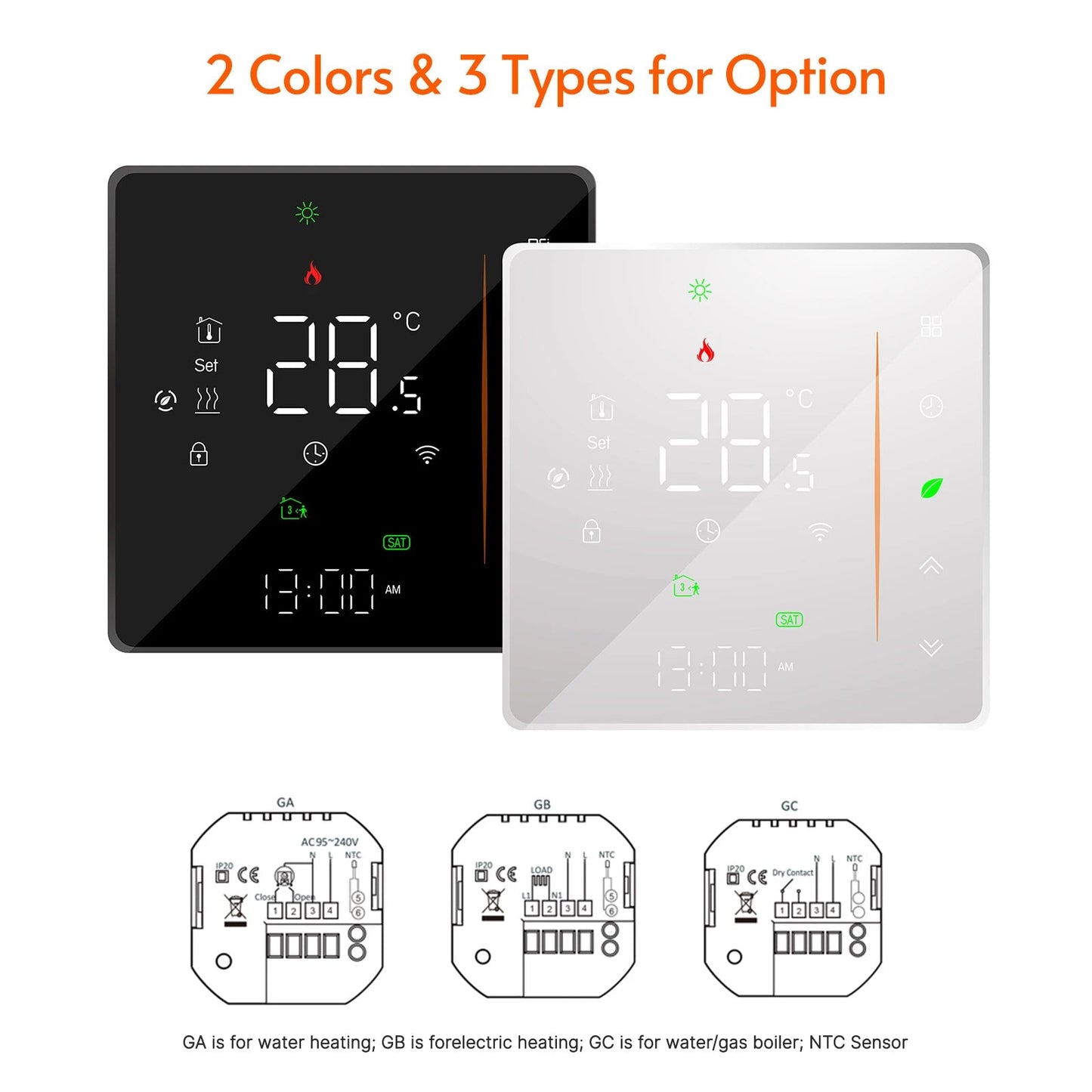 WiFi Smart Thermostat – Programmable Touch, Voice Control, Alexa & Google Home Ready - Buy at G - ZONE